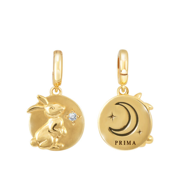 PRIMA Diamond Pendant Rabbit Zodiac Charms Collection 991P0147-01