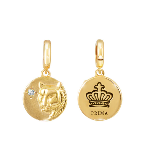 PRIMA จี้ประดับเพชรปีขาล Zodiac Charms Collection 991P0149-01 (เฉพาะจี้ไม่รวมสร้อย)