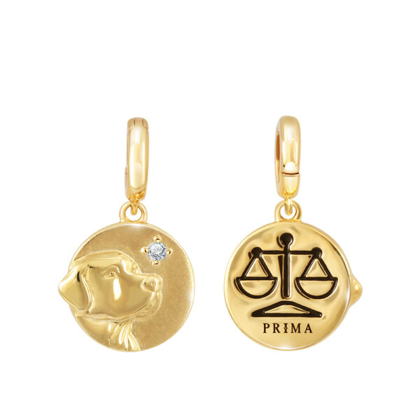 PRIMA จี้ประดับเพชรปีจอ Zodiac Charms Collection 991P0151-01 (เฉพาะจี้ไม่รวมสร้อย)