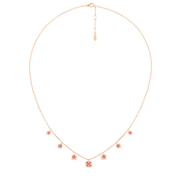 PRIMA สร้อยคอทองคำ 9K ประดับอัญมณี Flora Collection 993N0028-01
