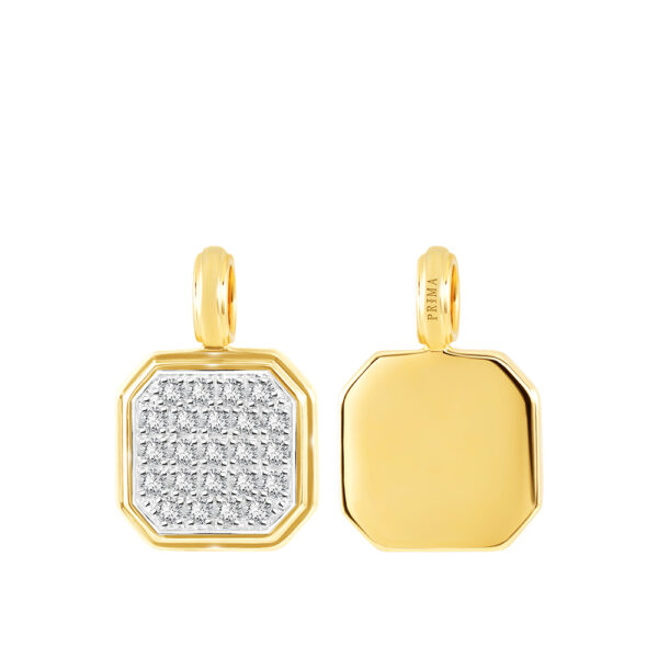 PRIMA Pendant 9K Gold with Diamonds His Lover Collection 991P1300-01