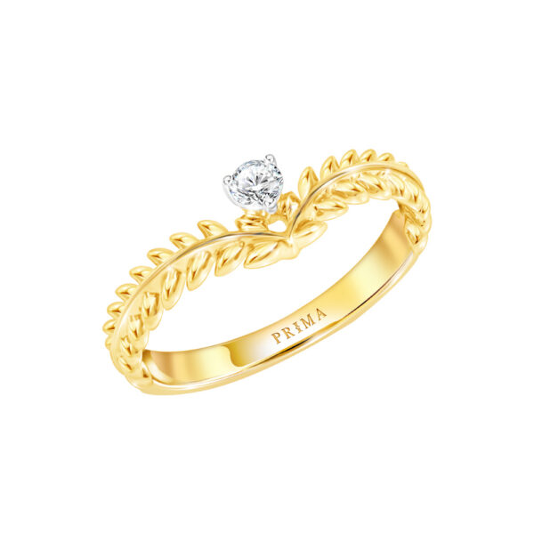 แหวนประดับเพชร ทองคำ 9K Victoriana Collection