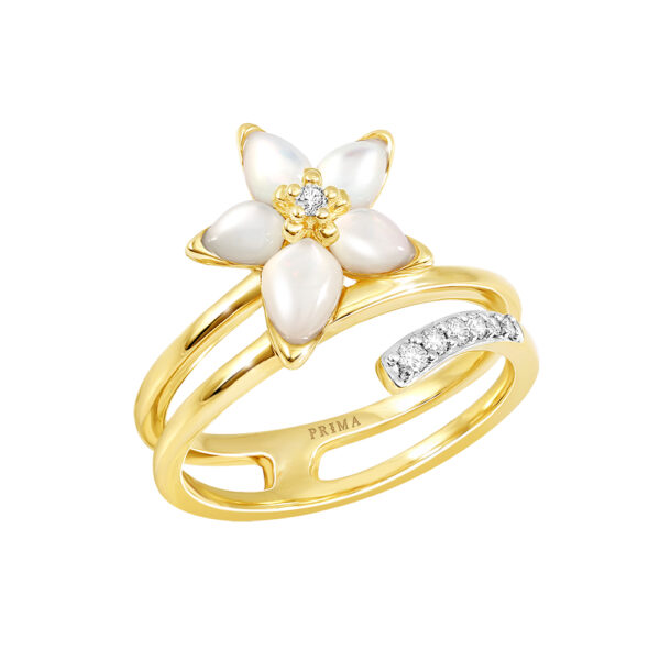 PRIMA x OPAL แหวนประดับมุก ทองคำ 9K The Love That Lasts Collection 955R0066-01