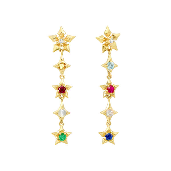 PRIMA x OPAL ต่างหูประดับอัญมณี ทองคำ 9K The Love That Lasts Collection 993E0029-01