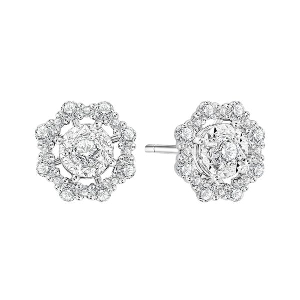 PRIMA ต่างหูประดับเพชร Impression Collection 105E1765-01
