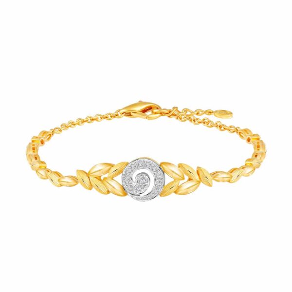 PRIMA Gold Bracelet with Diamond Siam Panarai Collection 113L0092-18