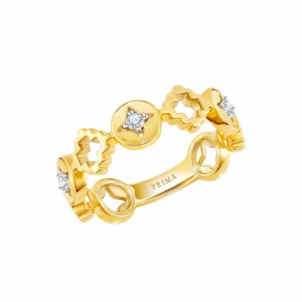 PRIMA Diamond Ring Golden 9 Collection 991R5512-01