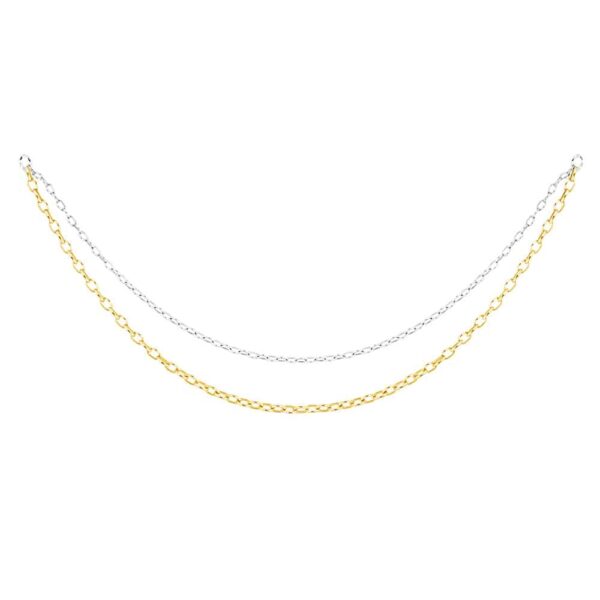 PRIMA X Mackcha Collar chain PLAIN SILVER SILC0007-01
