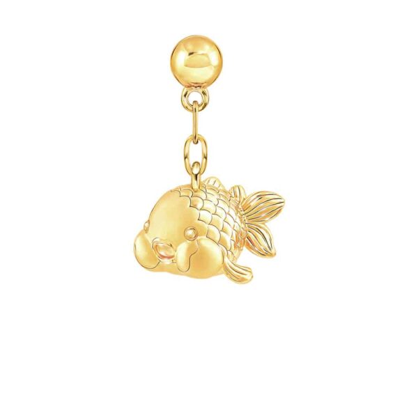 PRIMA X Mackcha ต่างหูทองคำ 9K PLAIN GOLD 991E1789-SG (จำหน่ายเป็นข้าง)