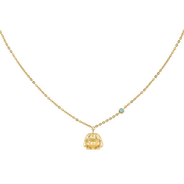 PRIMA X Mackcha สร้อยคอทองคำ 9K ประดับอัญมณี 993N0047-01
