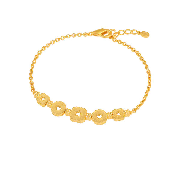 PRIMA Gold Bracelet Geometry Collection 116L5063-18