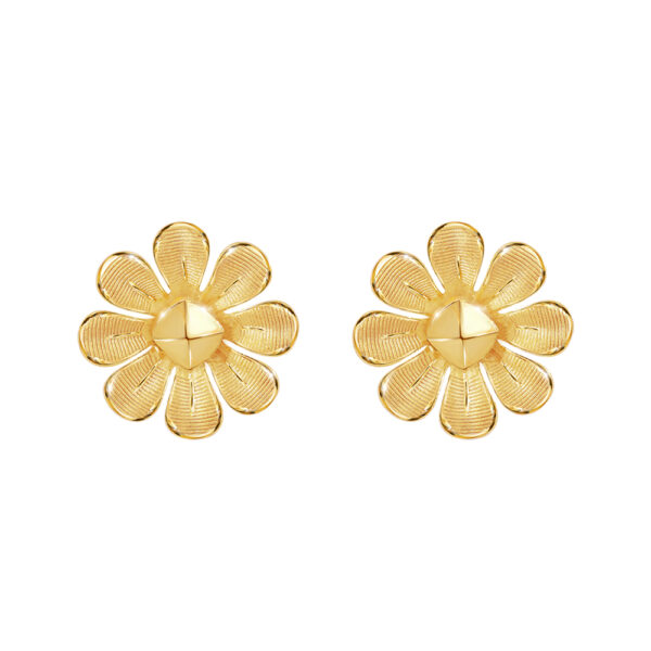 PRIMA ต่างหูทองคำ Flora Collection 111E4355-18