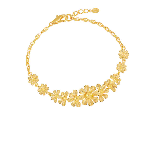 PRIMA สร้อยข้อมือทองคำ Flora Collection 116L4943-18
