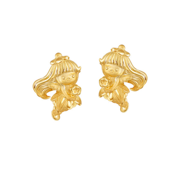 PRIMA X FAHFAHS ต่างหูทองคำ 24K LC1E4482-18