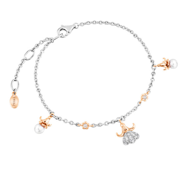 PRIMA X FAHFAHS สร้อยข้อมือทองคำ 9K & 925 STERLING SILVER LCSL0002-01