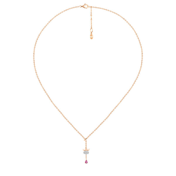 PRIMA X FAHFAHS สร้อยคอทองคำ 9K ประดับอัญมณี LCDN0051-01