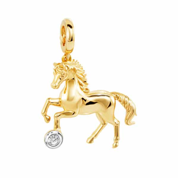 PRIMA จี้ประดับเพชร Lucky Horse Collection 991P0190-01 (เฉพาะจี้ไม่รวมสร้อย)