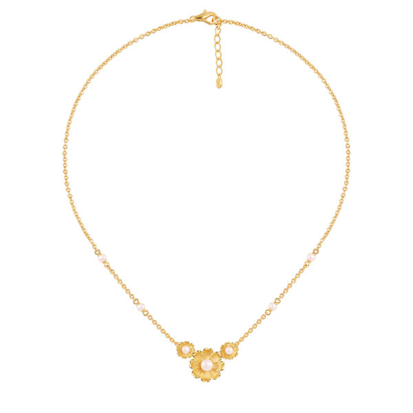 PRIMA สร้อยคอทองคำประดับมุก Dasy Collection 165N0643-18