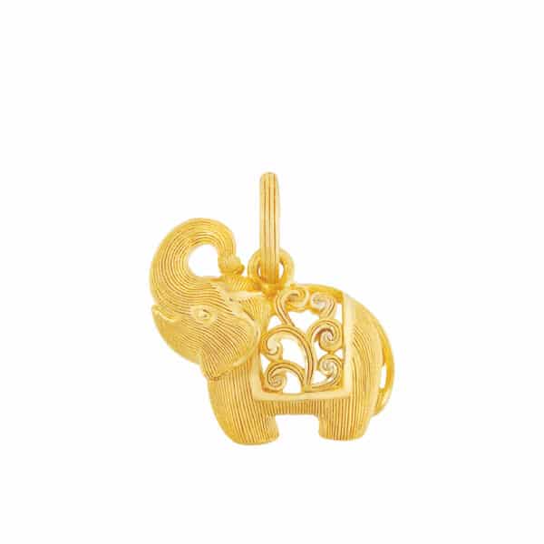 PRIMA จี้ทองคำ Elephant 111P1283-01 (เฉพาะจี้ไม่รวมสร้อย)